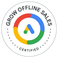 Google Ads Grow Offline Sales Certification badge
